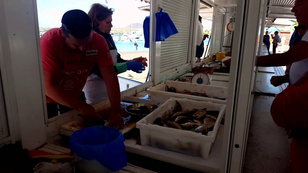 Fresh fish straight off the boat and sold at market in Las Galletas, Costa Del Silencio