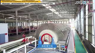 Particleboard Continuous Press Production Line Chipboard Continuous Press Production Line