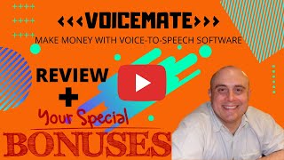 VoiceMate Review! Demo &amp; Bonuses! (Make Money With Text-To-Speech Software in 2021)