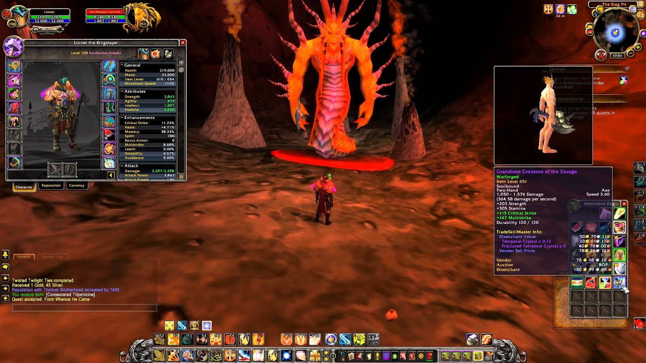 From Whence He Came Quest Playthrough - Searing Gorge