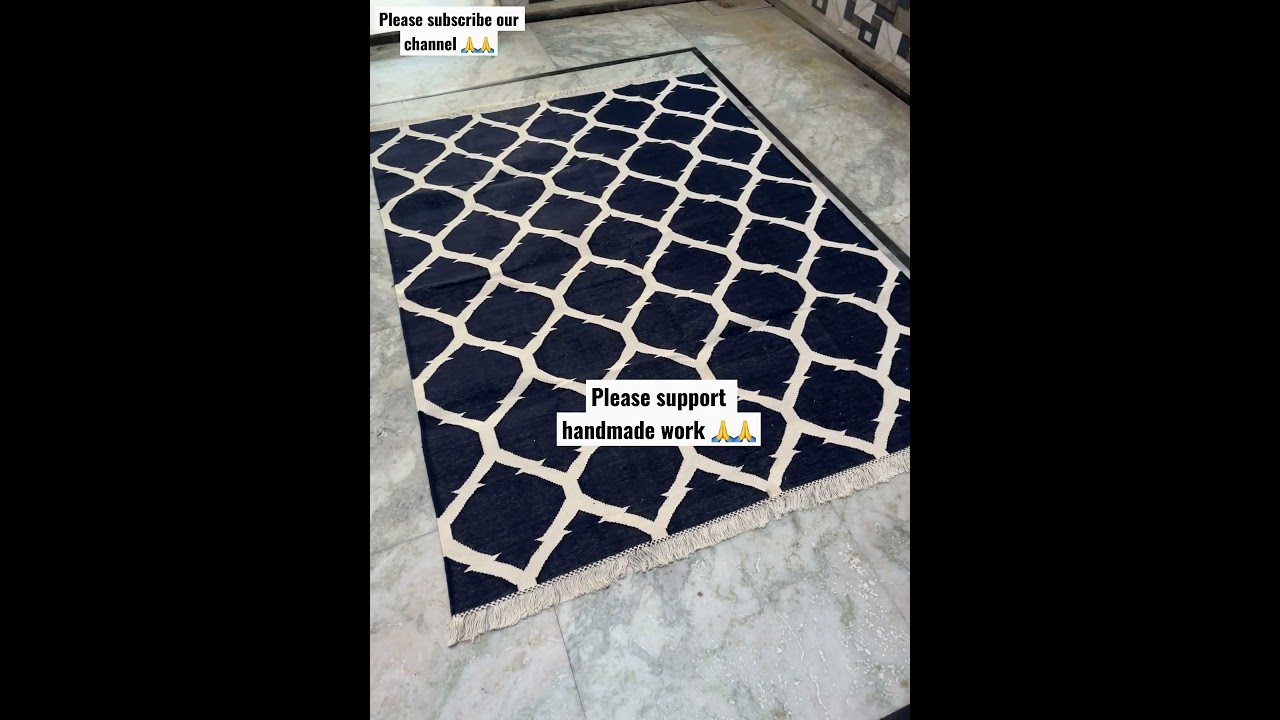 Handmade rugs for home and living room. Home interior. 