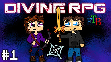Minecraft: Feed the Beast w/ DivineRPG - Beginning (Part 1)