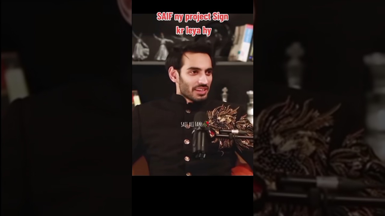 Saif Ne new project sign kr liya h🙌 Ma Sha Allah success♥️