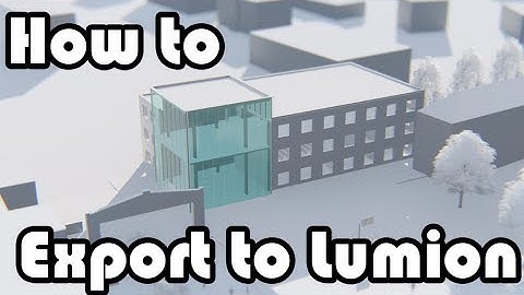 Learn Revit in 5 minutes: Export to lumion #12