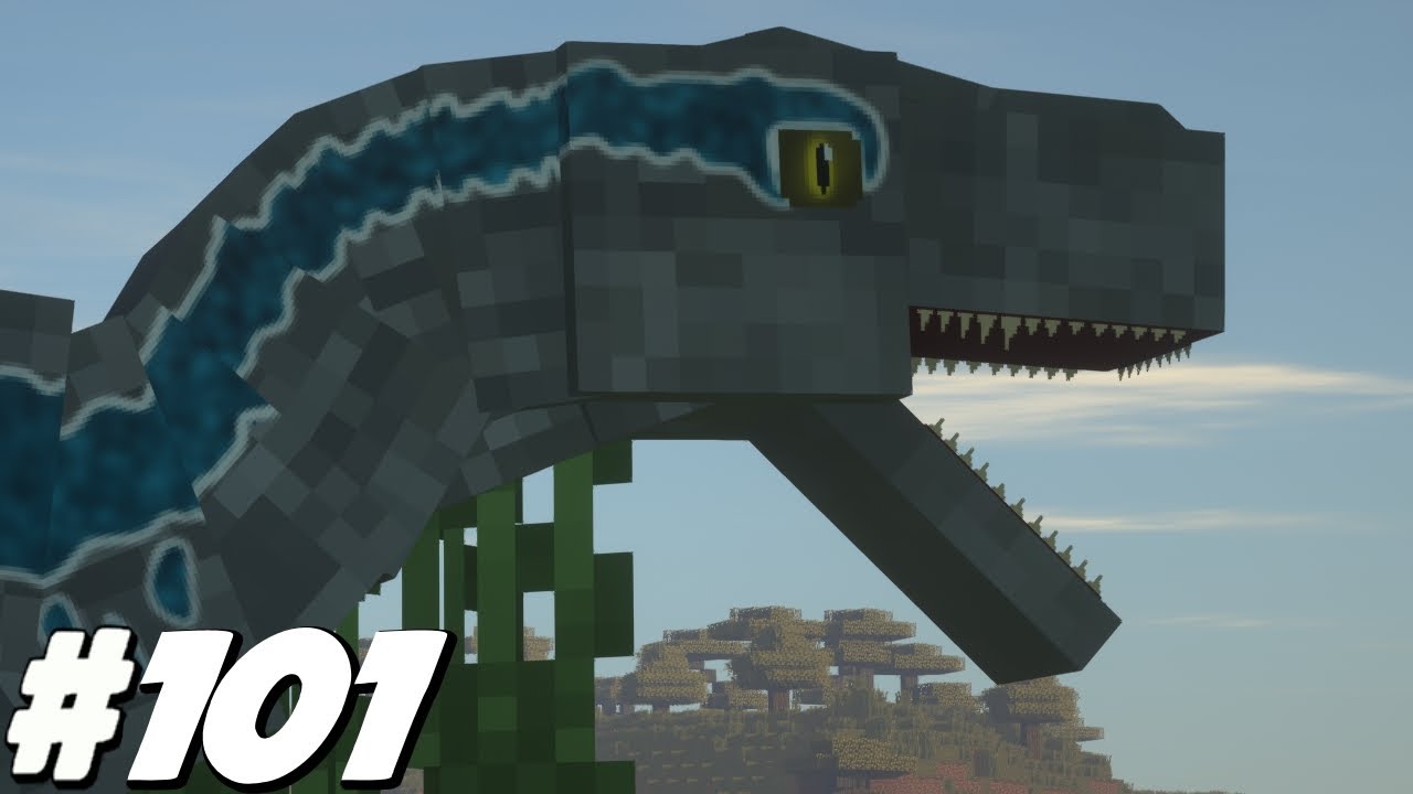 STARTING THE RAPTOR SQUAD ENCLOSURE | MINECRAFT DINOSAURS |EP 101 - YouTube