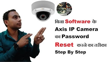 Axis IP Camera password Reset | Password Reset Button from pcb