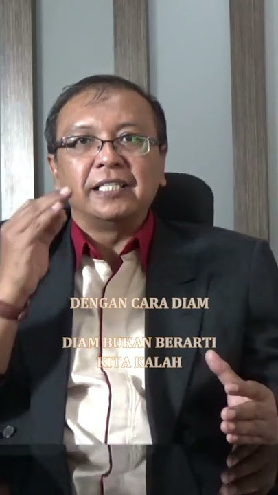 ILMU DIAM | CARA MENGHADAPI ORANG YANG MEREMEHKAN KITA | PANTANG MUNDUR | MOTIVASI SHORT