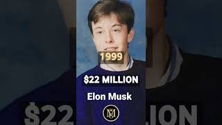 Celebrity Elon Musk $22 million 1999 - 2022  $223 billion Profile