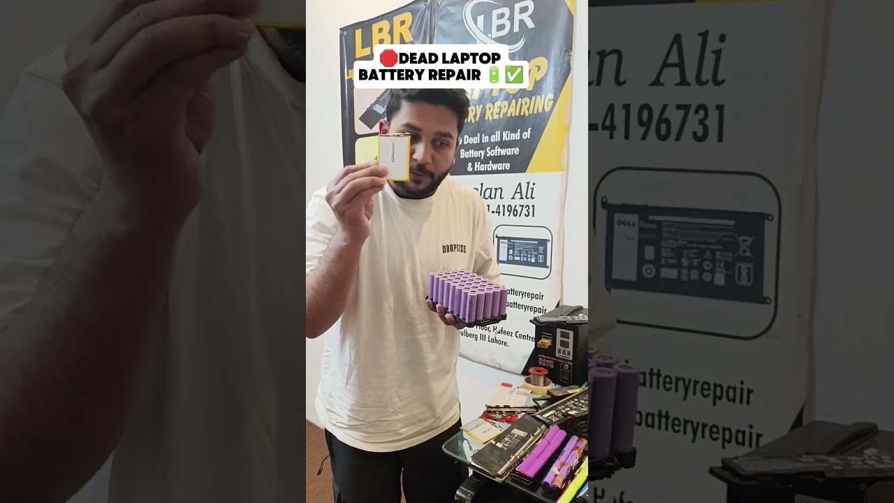 Dead Laptop Lithium Battery Repairing 