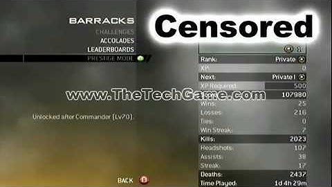 Modern Warfare 2 10th Prestige Mod (360)