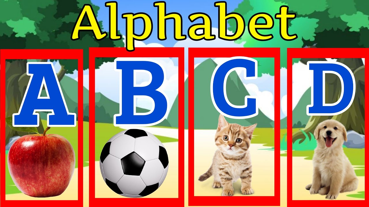 ABCD / Learn Alphabet ABCD / ABCE Rhymes / Alphabet song for children ...