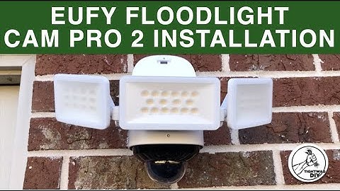 Home Security EUFY Floodlight Cam Pro 2 Install and Initial Thoughts | Home Security Camera #ad
