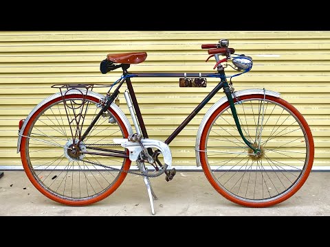 Video Quá trình phục chế xe đạp thống nhất nam 1973 xưa cũ - youtube