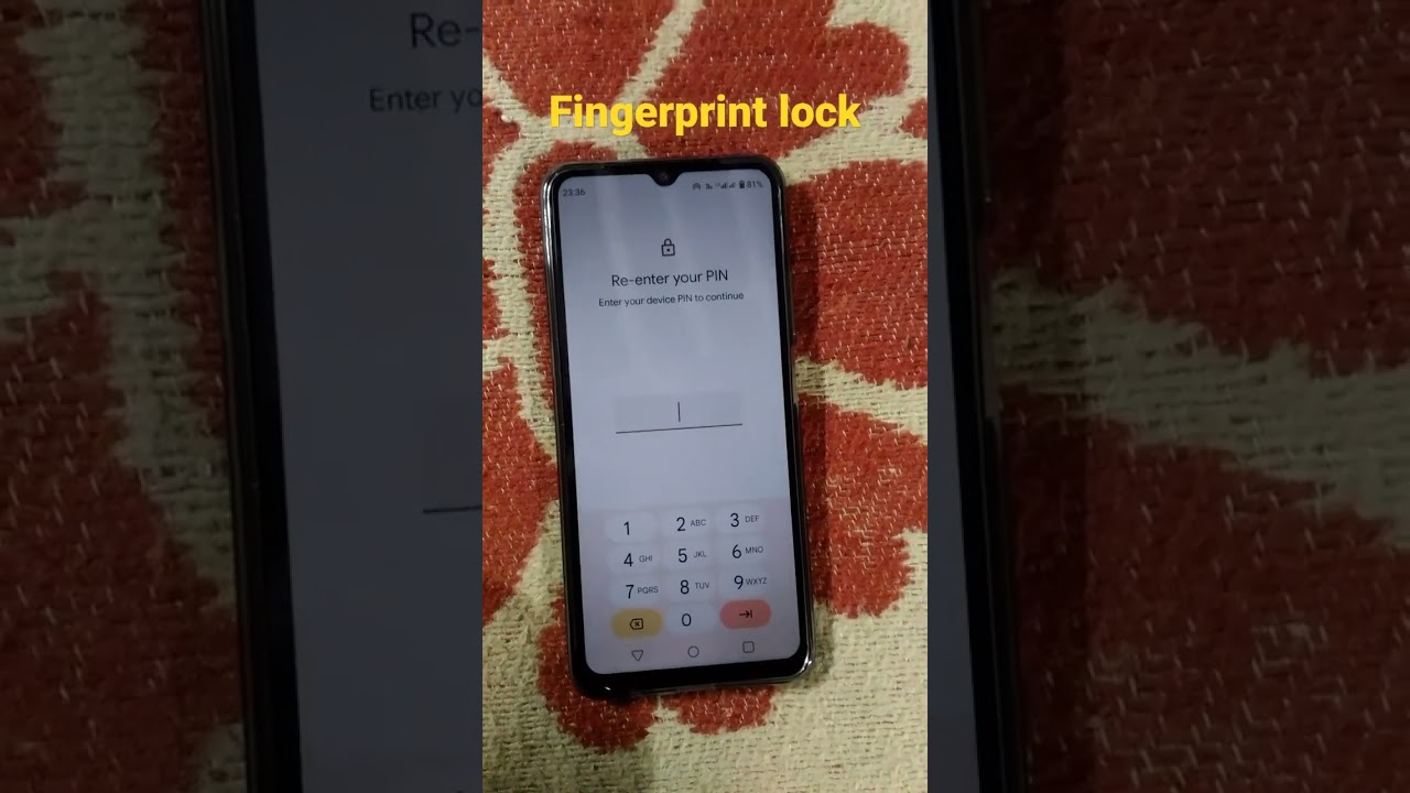 Fingerprint lock on realme C53 | How to setup fingerprint on realme C53 |