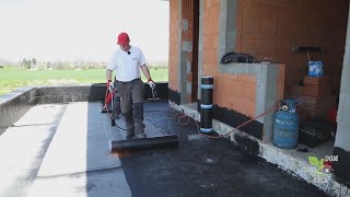 KAKO SE POSTAVLJA BITUMENSKA CRNA HIDROIZOLACIJA NA RAVNOM KROVU