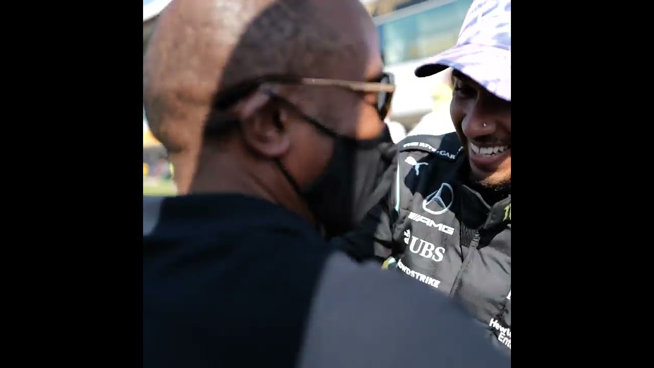 Lewis Hamilton Hugs his 1st ever fan 🥰 