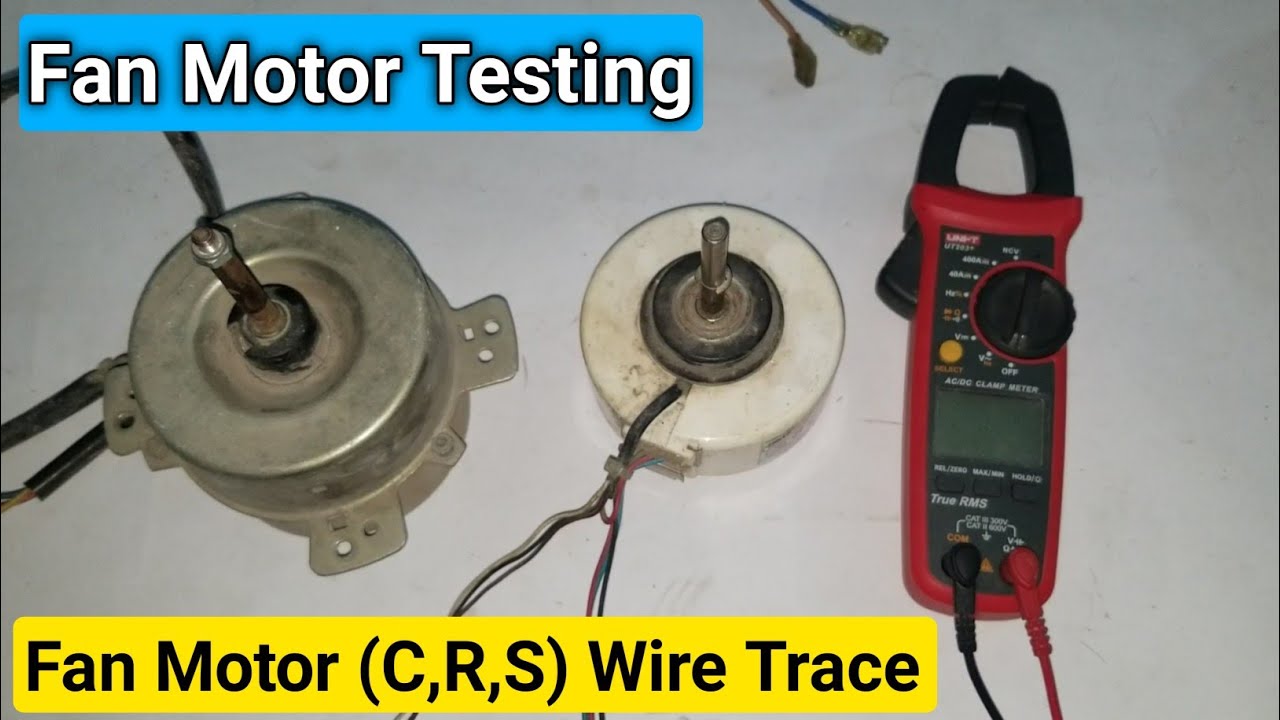 Trace C,R,S Wire Connections of Any Air Conditioner Fan Motor in Urdu/Hindi