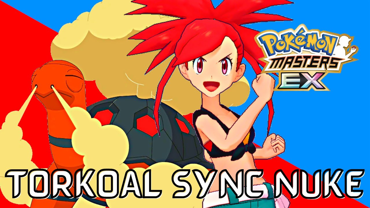 FLANNERY BURNS KOGA TO A CRISP! TORKOAL SYNC NUKE! | Pokemon Masters EX