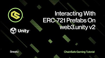Interacting With ERC-721 Prefabs On web3.unity v2