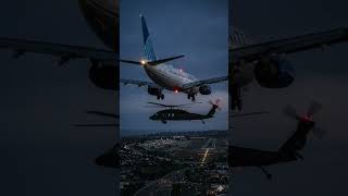 “Airborne Near Miss: United 737 &amp; Black Hawk!”