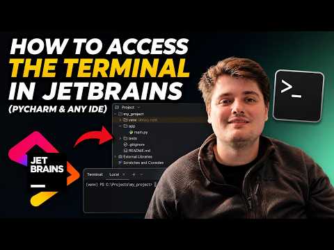 How to Open the Terminal in PyCharm (Works for Any JetBrains IDE) #jetbrains #pycharm #terminal