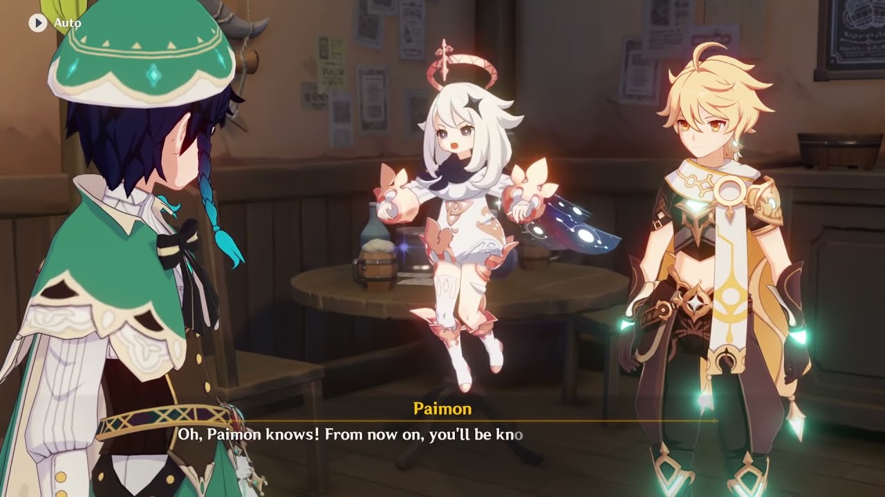 Genshin Impact Ads: Paimon giving some of the characters "ugly nicknames"