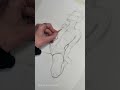 Female Anatomy Sketch Timelapse Drawing Process #artist