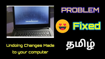 Undoing Changes Made To Your Computer Problem Tamil |  Undoing Changes Made to your computer lenova