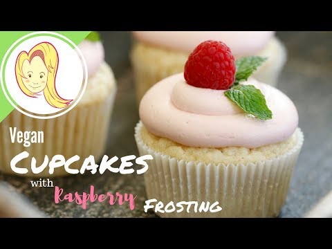 Fantastic VEGAN Cupcakes with Raspberry Frosting