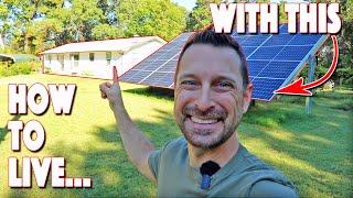 How To Run House On SmallMedium Sized Solar System! Solar Load Test