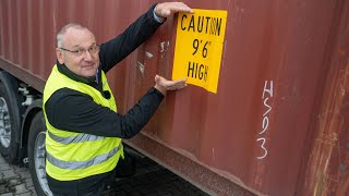 What do I have to consider when transporting 40 ft. containers? | KRONE TV