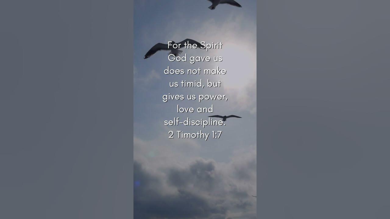 2 Timothy 1:7 🎶 #bible #memoryverse #verseoftheday #bibleverseoftheday #music #jesus #bibleverse