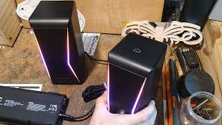Nylavee Speakers Bluetooth And Aux Usb Powered.