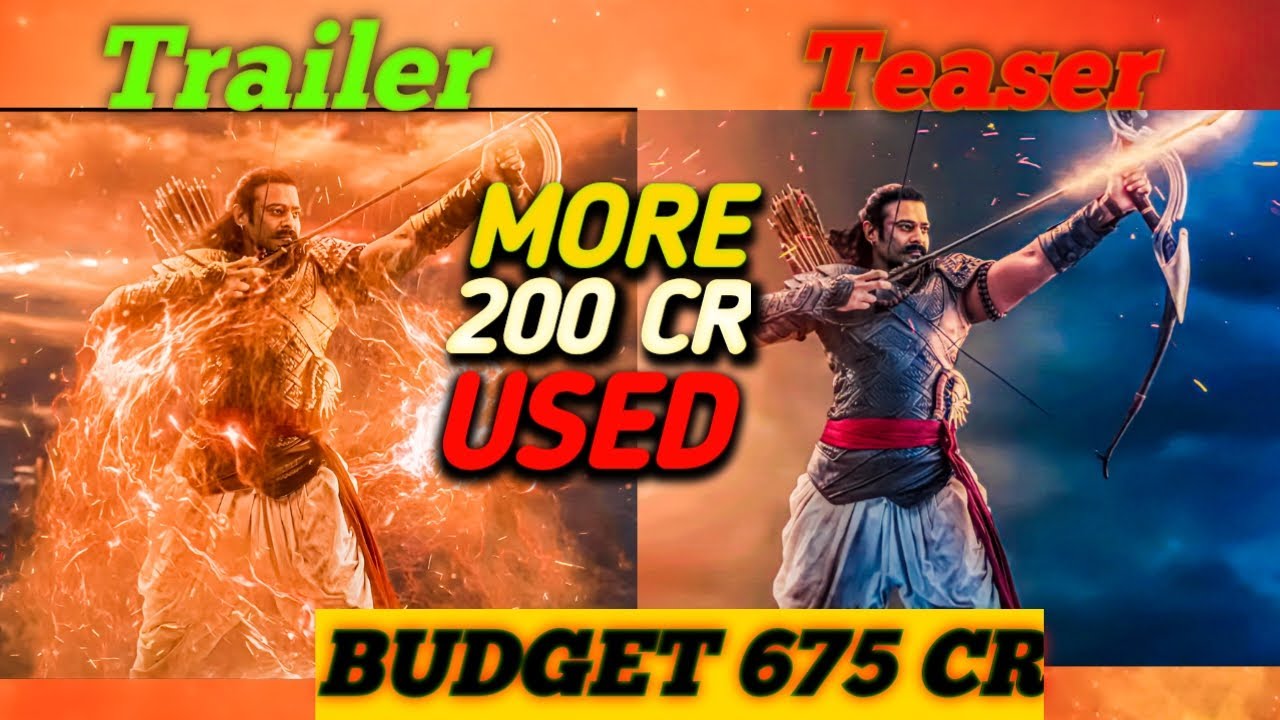 Adipurush Trailer Vs Teaser (old vs New)- VFX,CGI Improved or not - Adipurush Trailer