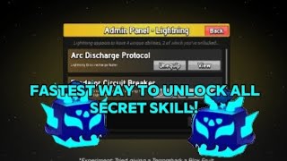 Fastest way to unlock all secret skill of lighting fruit!⚡⚡ #roblox#bloxfruits#bloxfruitsupdate