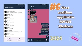Android Realtime Chat App 2024 | Tutorial 6: Chat View | using MVVM, Firebase