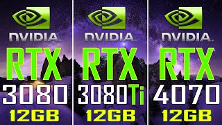 RTX 3080 vs RTX 3080Ti vs RTX 4070 || PC GAMES TEST ||