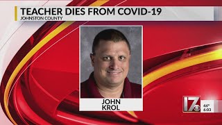 Johnston County teacher dies from COVID-19 complications