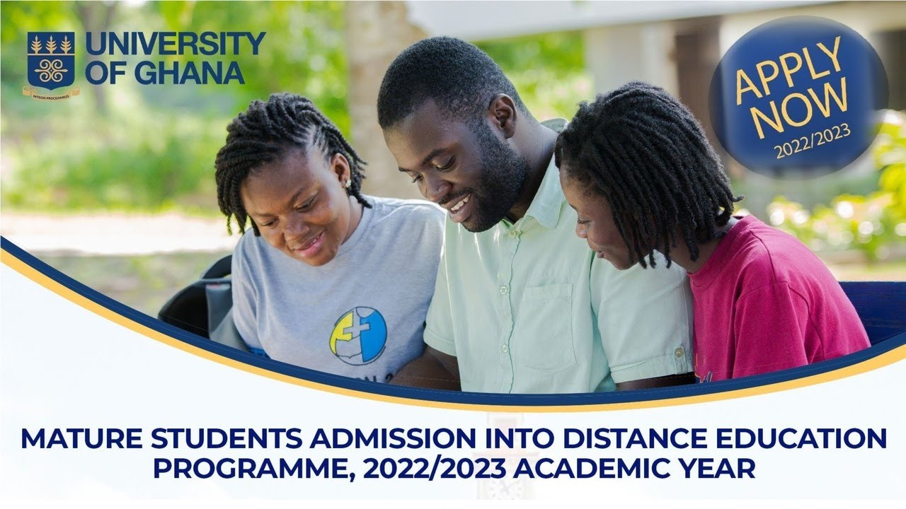 25 years and above will gain you Admissions to University of Ghana