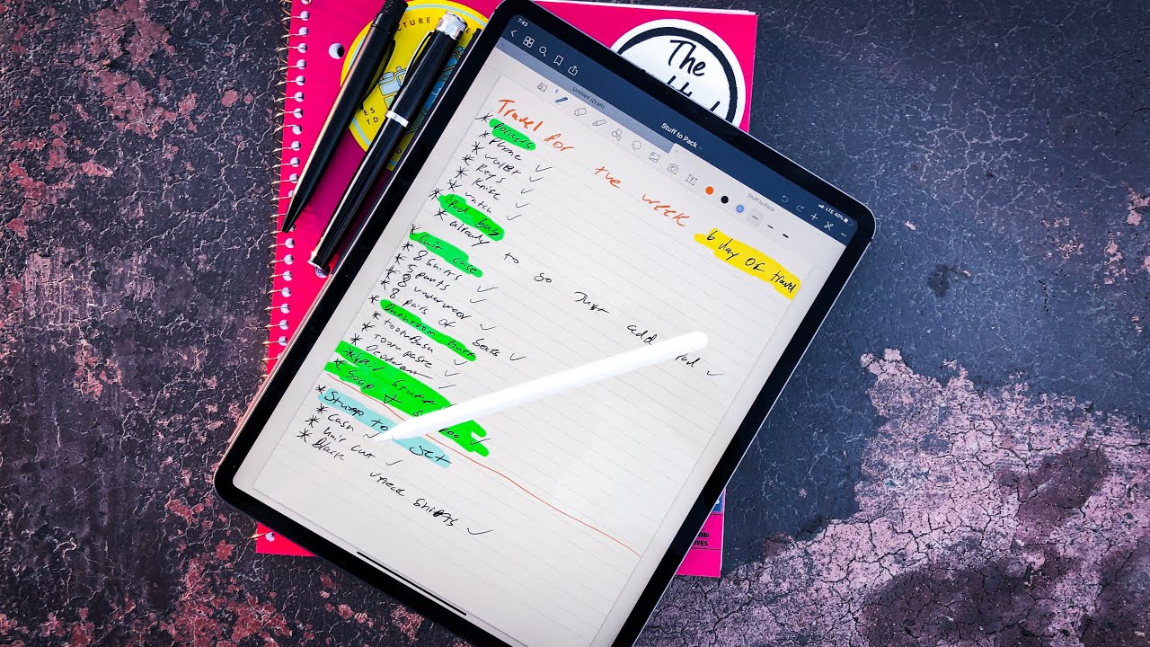 How I Take Handwritten Notes On The Ipad Goodnotes Apple Pencil Youtube