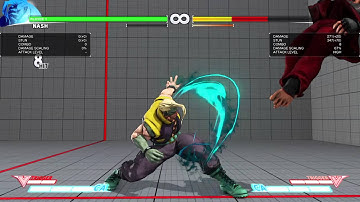 STREET FIGHTER V Nash 3 meter V-trigger Combo