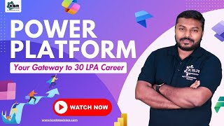 Power Platform: Your Gateway to a 30 LPA Career! | Session 1