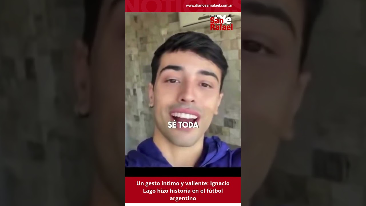 Un gesto íntimo y valiente Ignacio Lago hizo historia en el fútbol argentino