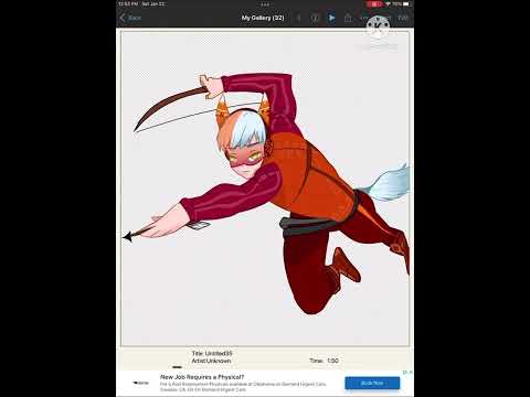 Going through ibisPaint x ( some of my art isn’t finished) 😁😚😑