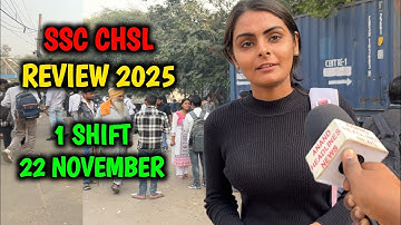 SSC CHSL 1 SHIFT 22 november review । Ssc chsl analysis today। Ssc chsl 2025 review today। Ssc chsl 