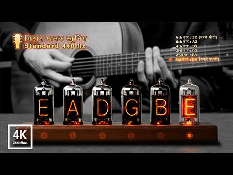 गिटार ट्यूनिंग: स्टैंडर्ड E (EADGBE) - रिफरेंस टोन