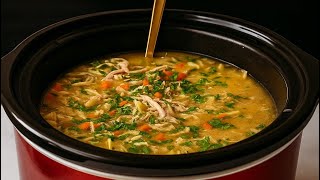 Crockpot Rotisserie Chicken Noodle Soup