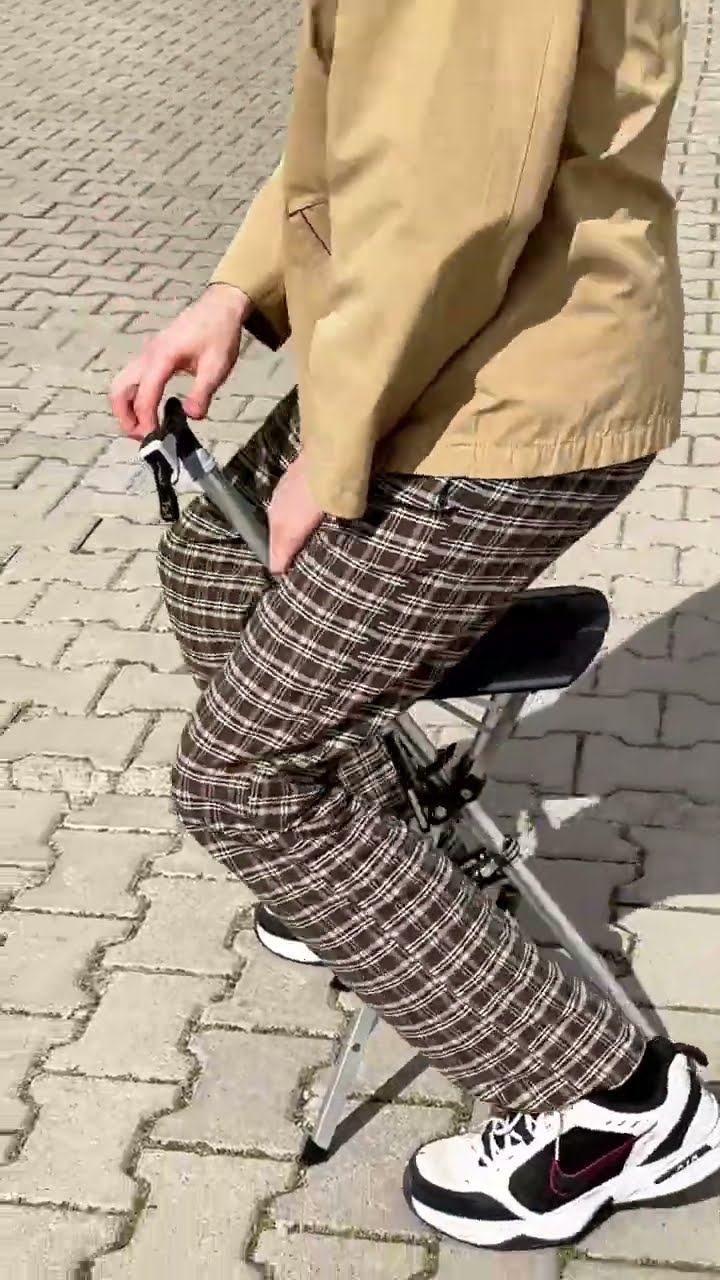 ? Elderly Foldable Walking Chair Stick - Product Link in Bio ( # 1598 ) ‪@MaviGadgets‬