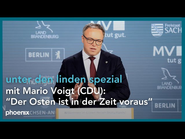 Mario Voigt (CDU) bei Michaela Kolster | #unterdenlinden_spezial