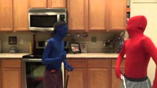 morphsuit battle: PIMP vs. LOCAL COWBOY!!
